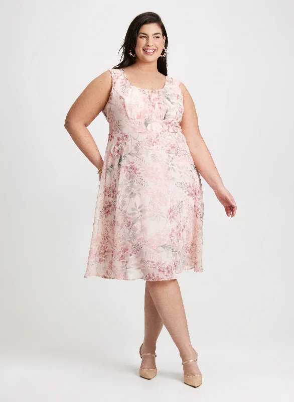 Floral Empire Waist Dress