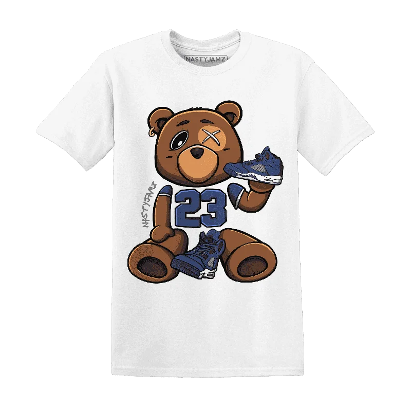 NastyJamz Midnight Navy 5s T Shirt Match 23 BER Body