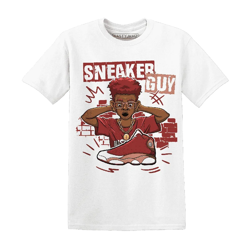 NastyJamz Dune Red 13s T Shirt Match Sneaker Guy Collector