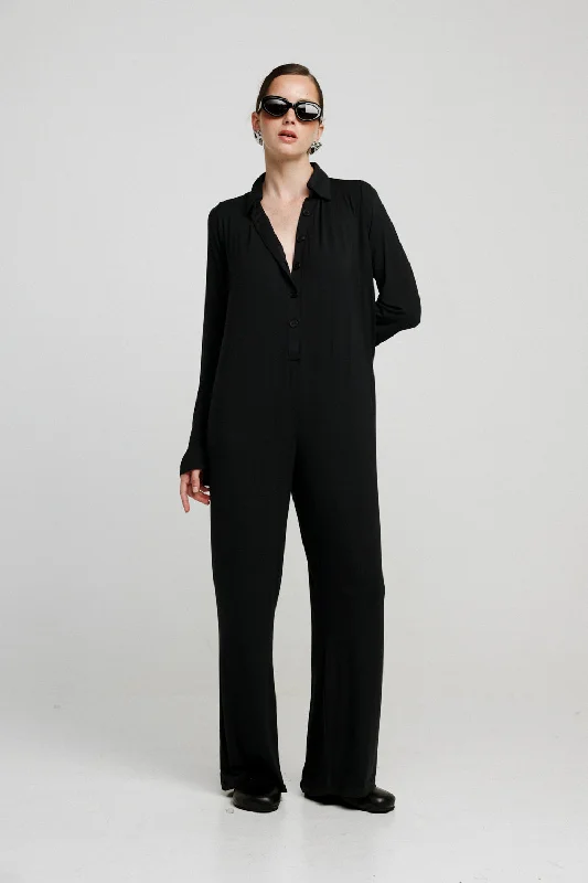 Embrace Black Jumpsuit